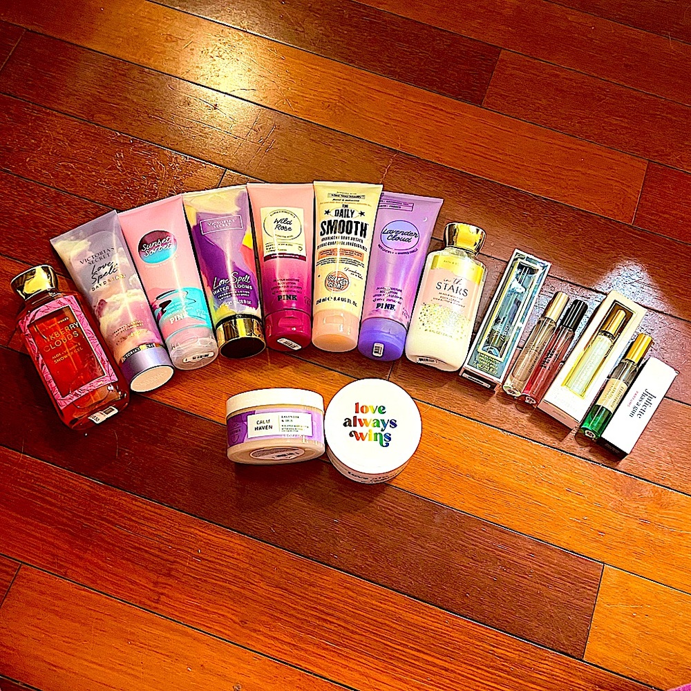 🩷Assorted Bath & Body Works, Victoria’s Secret lotions and perfumes all new (16)